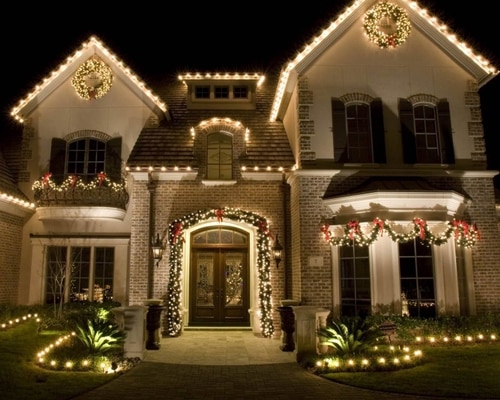 Christmas Light Installation in New Braunfels, TX