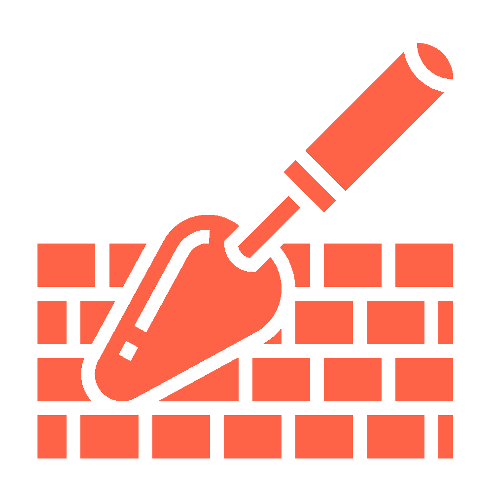 Icon de brique rouge