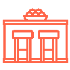 Icon d'établissement rouge