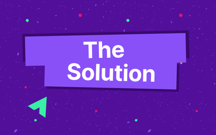 Text, the solution