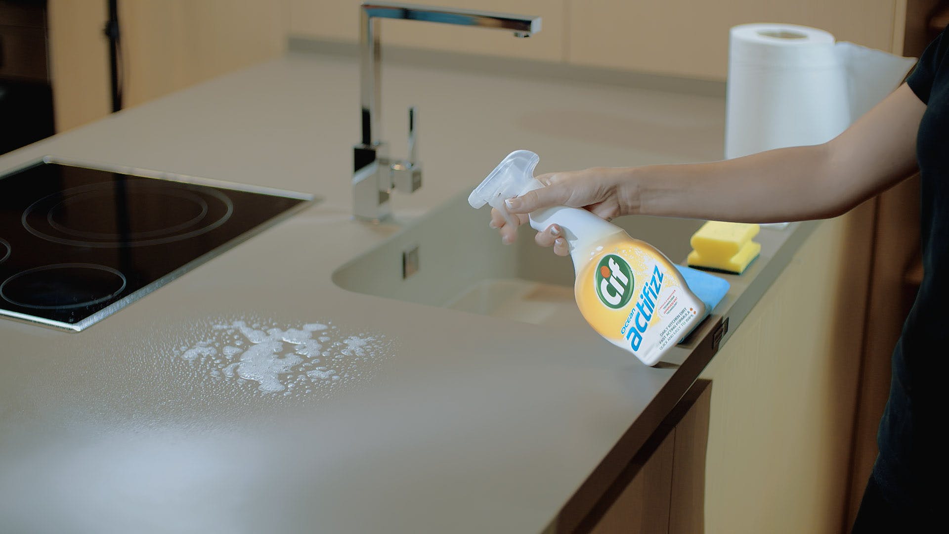 Remove Limescale Stain from Dekton Worktops