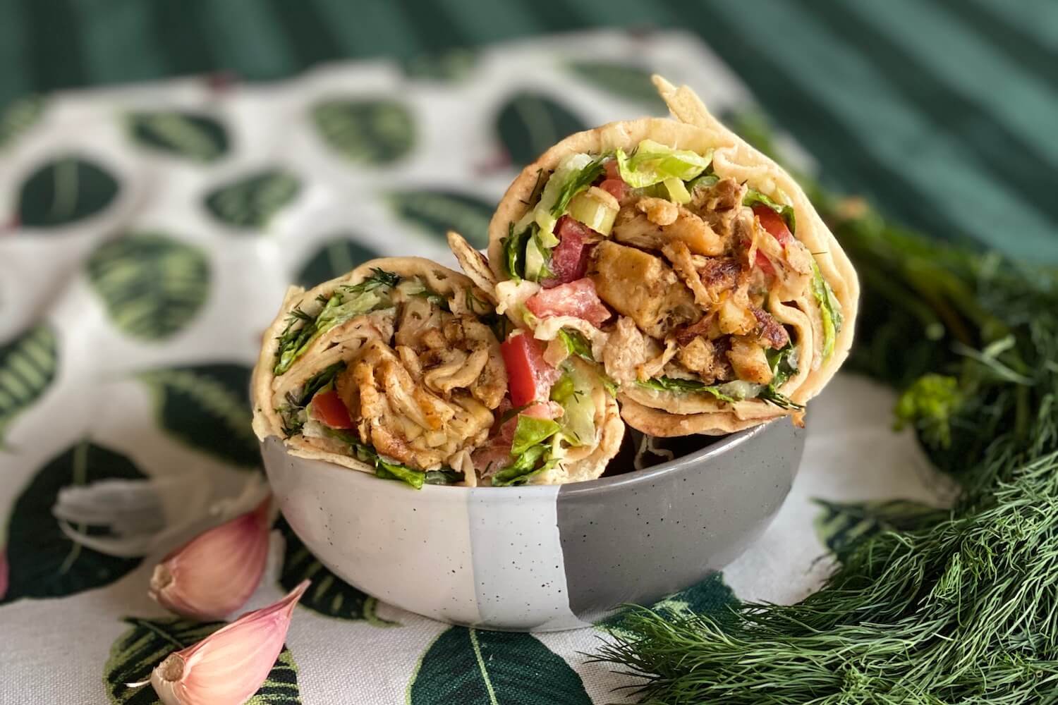 How to Make Vegan Jackfruit Gyros Wrap