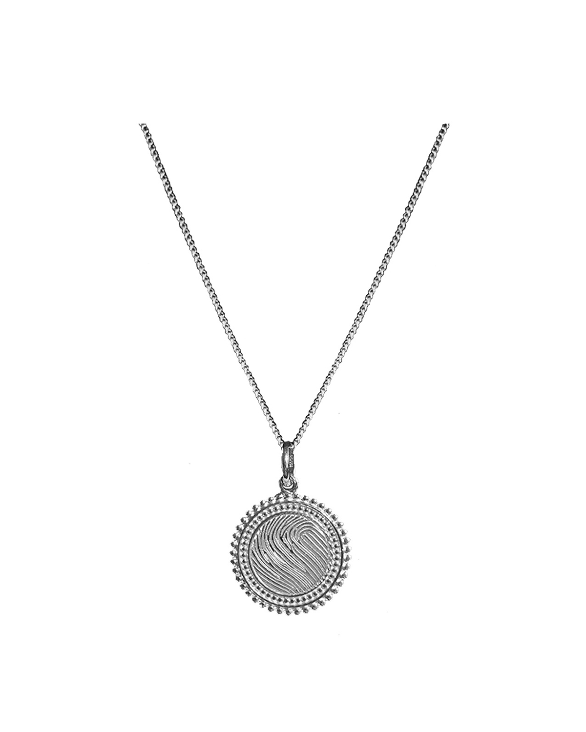 Solar Necklace, Silver