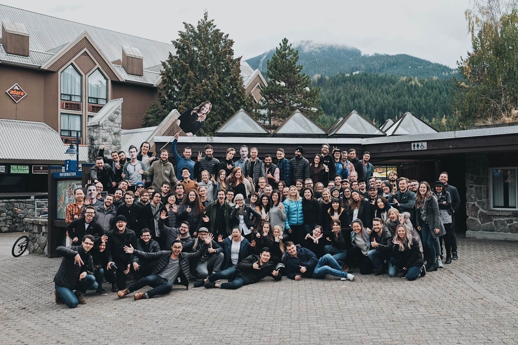 The MetaLab team at our Remote Summit in Whistler
