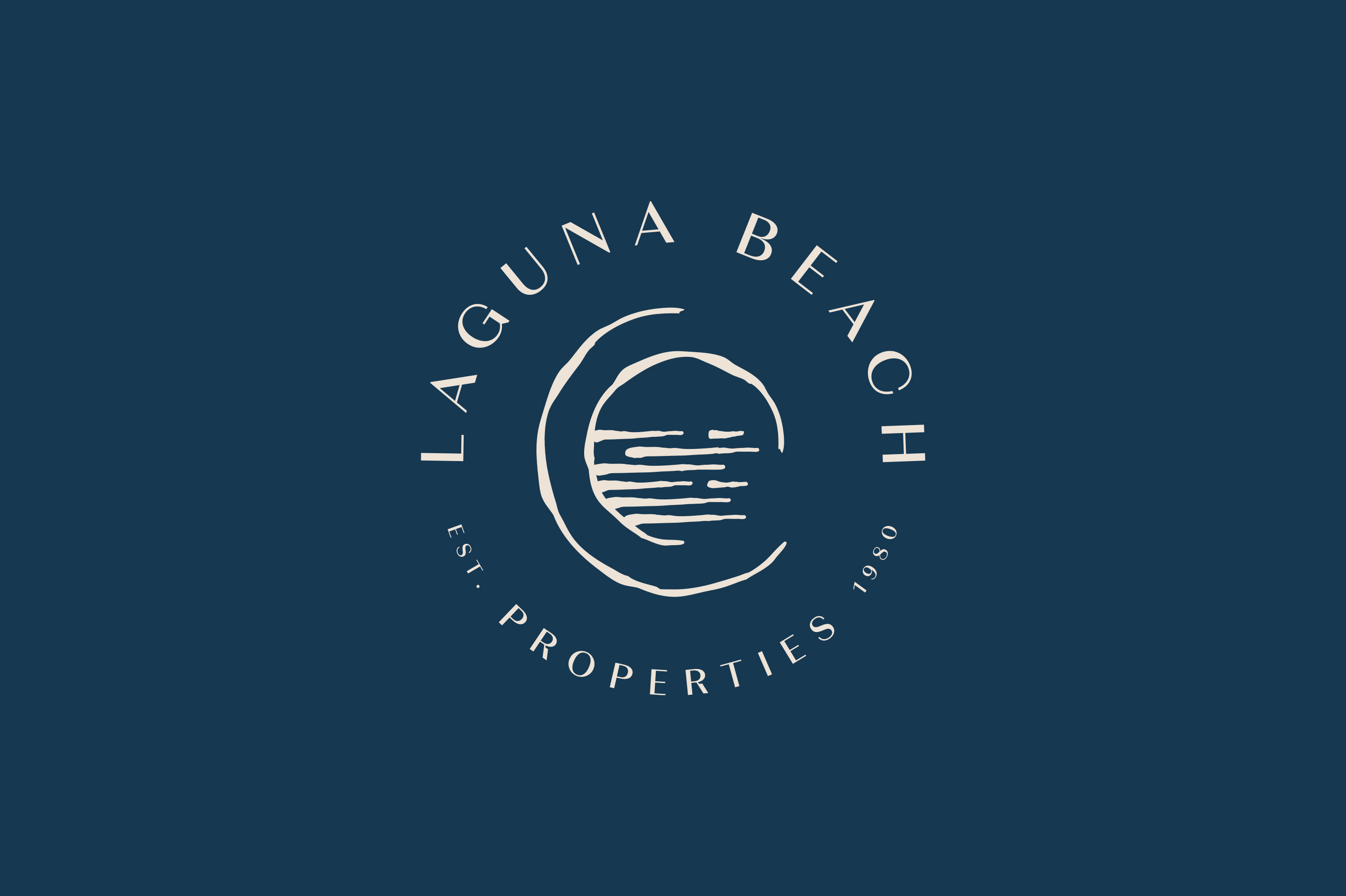Laguna beach, laguna beach properties, Logo, logo design, property logo