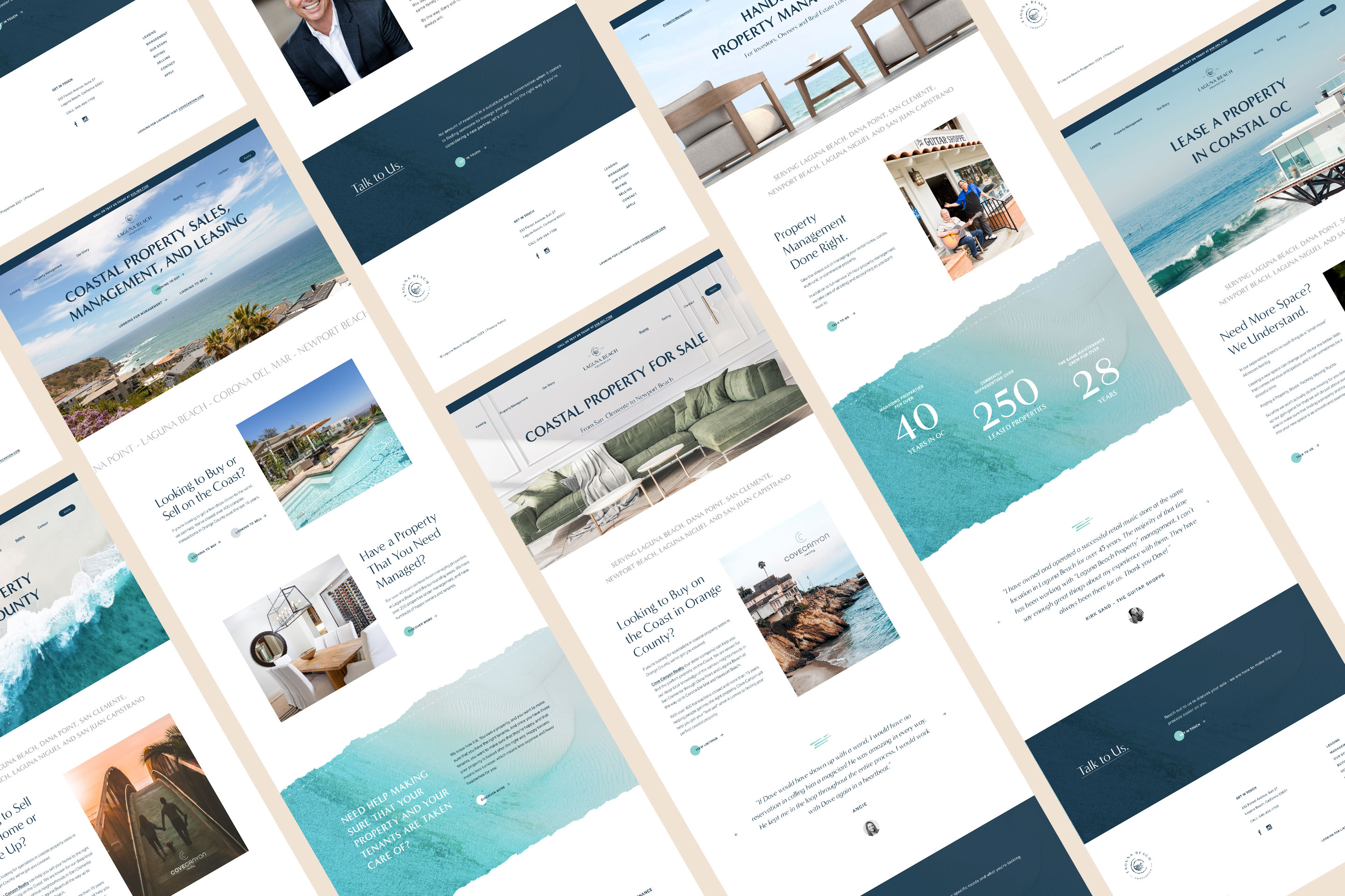 Website design, property management, property leasing, website, rebrand