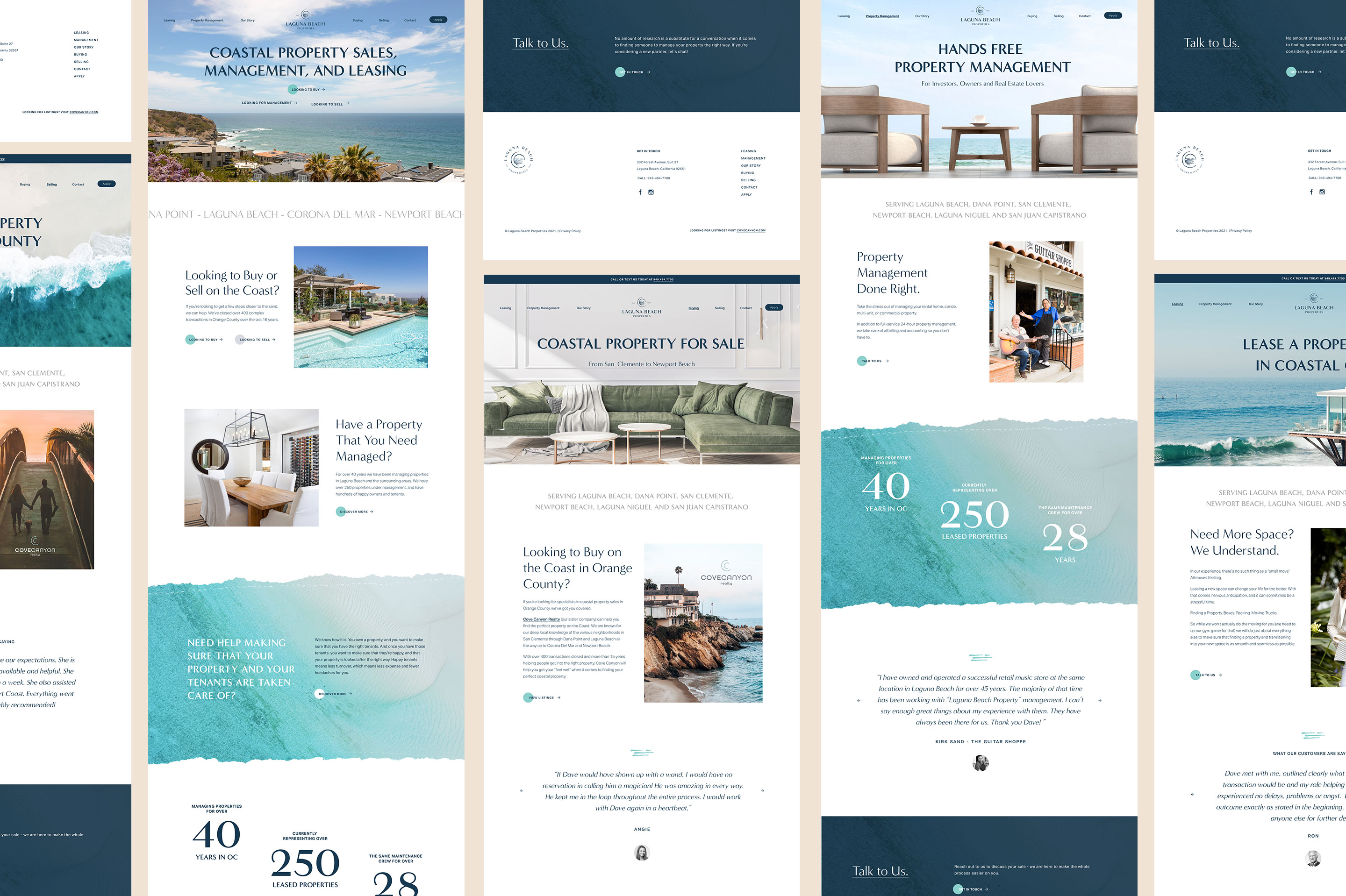 Website design, property management, property leasing, website, rebrand
