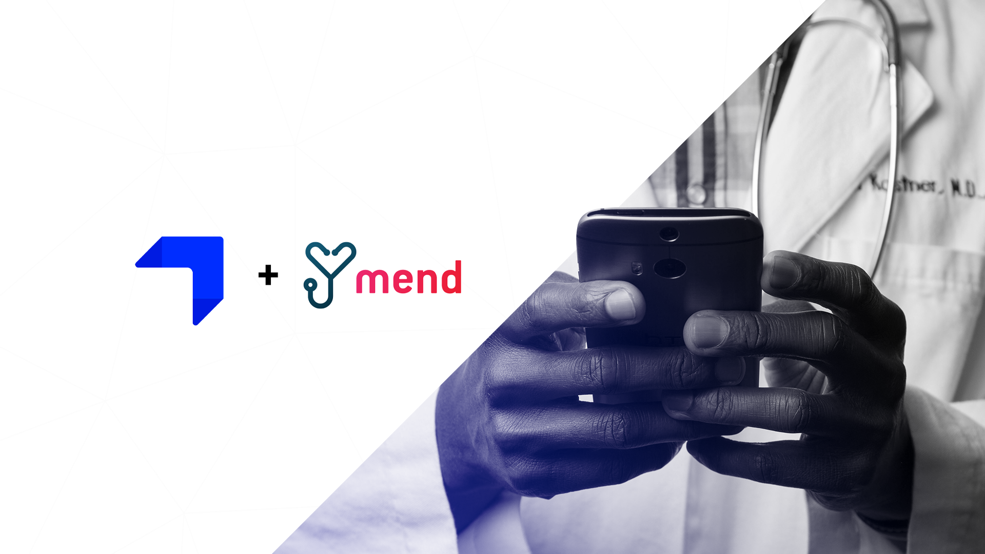 Mend partners with Concepta two logos