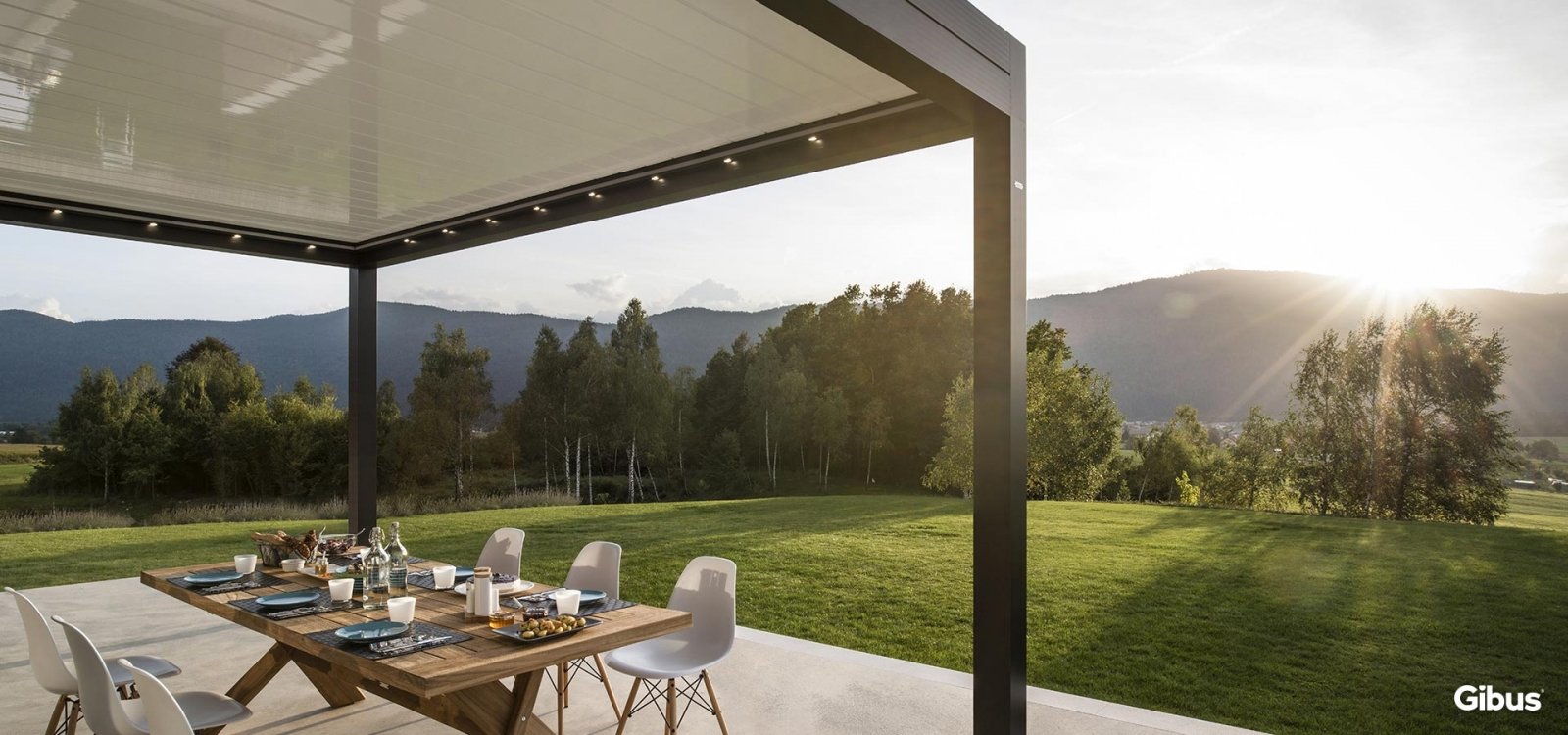 Bioklimatisk modulpergola Twist