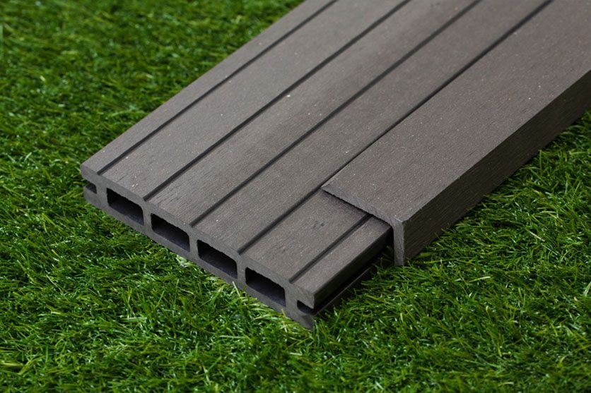 Black Composite Wood Decking Kit 2.9m Boards