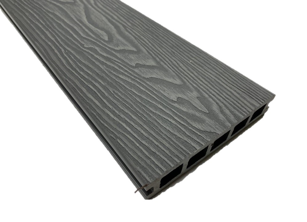 Grey Woodgrain Composite Decking Kit 3.6m Boards