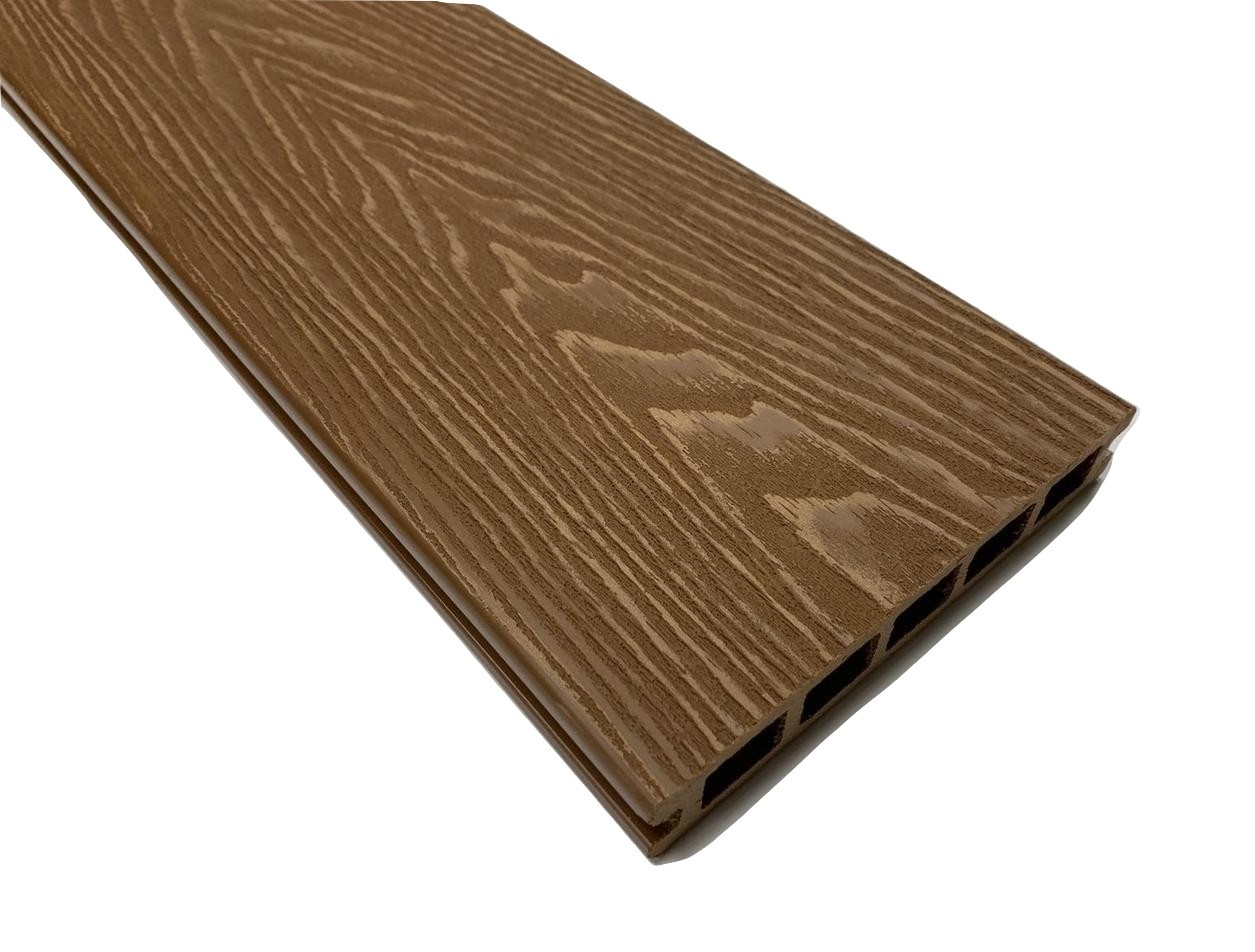 Brown Woodgrain Composite Decking Kit 3.6m Boards