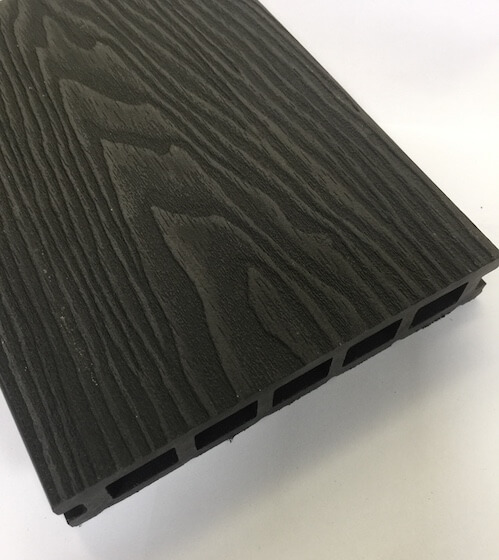 Black Woodgrain Composite Decking Kit 3.6m Boards