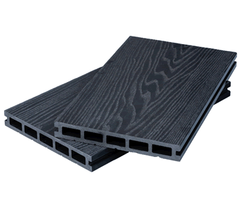 Black Woodgrain Composite Decking Kit 3.6m Boards