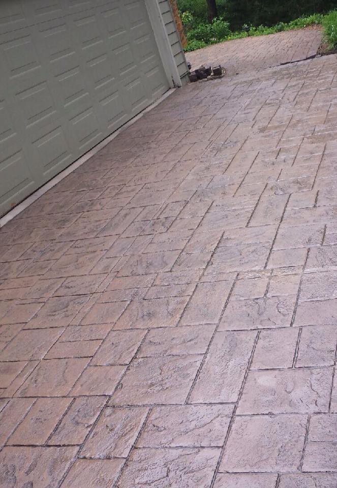 Stamped Driveway Apron