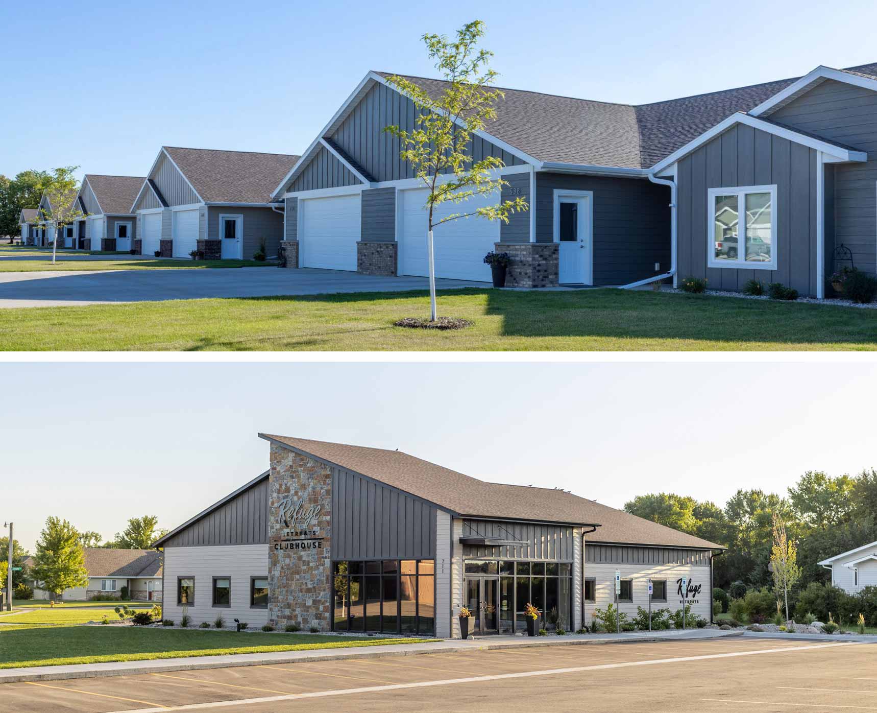 rendering of front of house