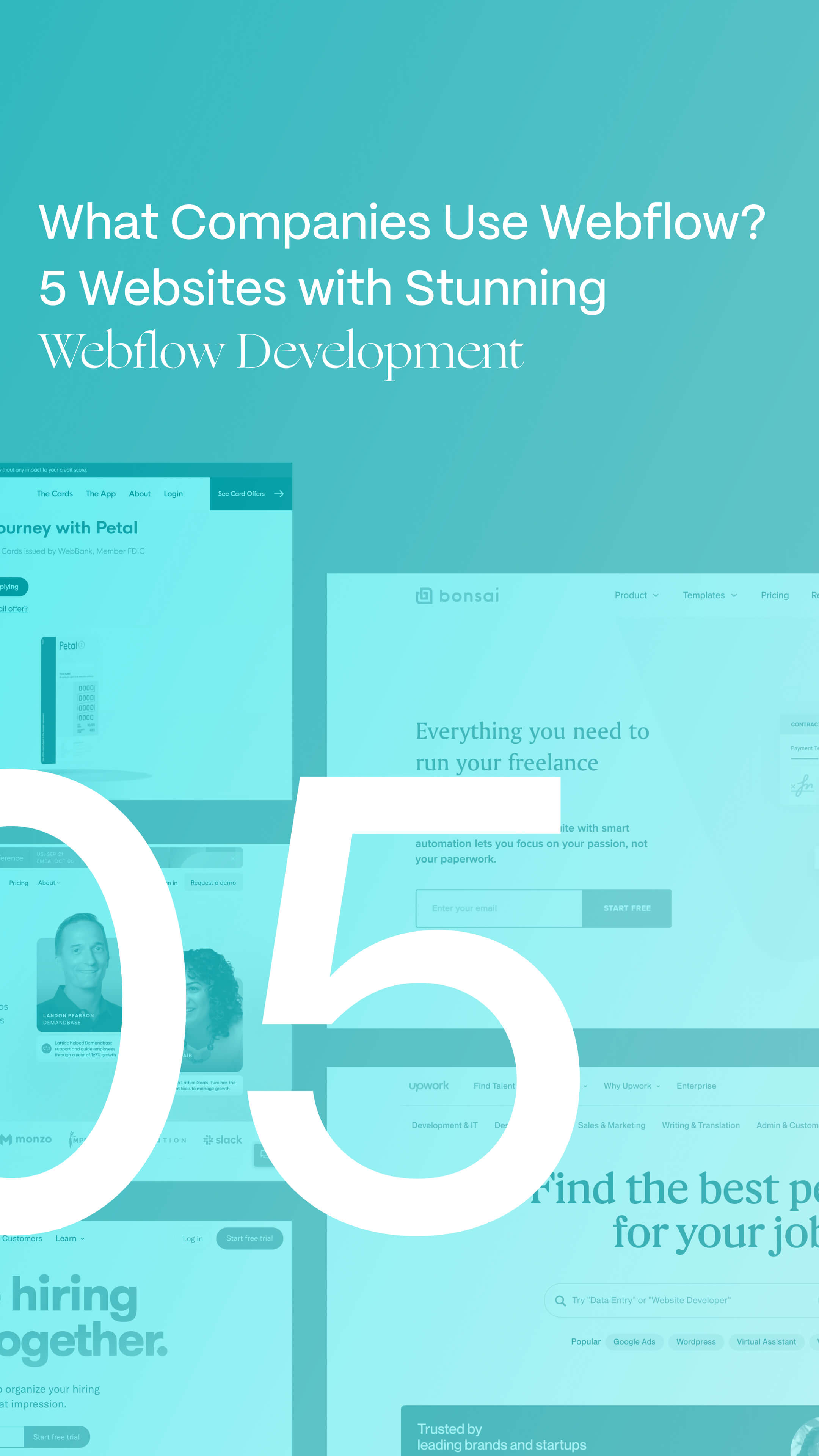 What Companies Use Webflow? 5 Websites with Stunning Webflow Development