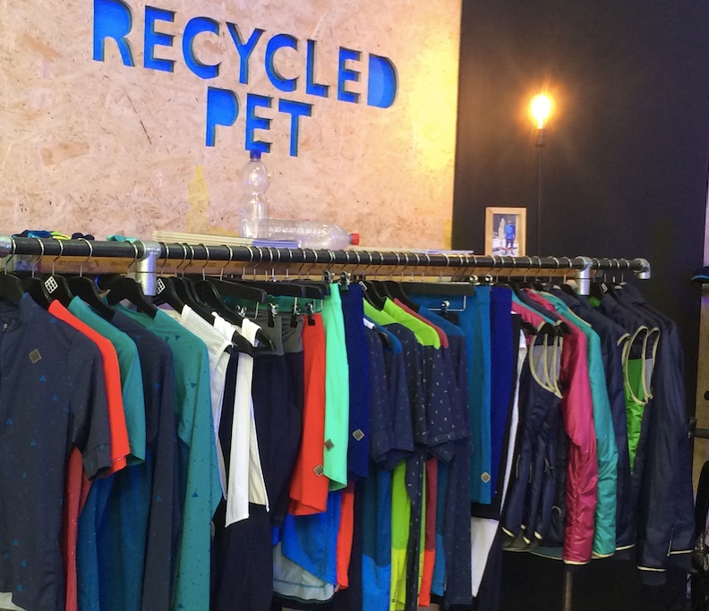 Triple 2 recycled polyester bikewear at OutDoor by ISPO 2019 © Anne Prahl