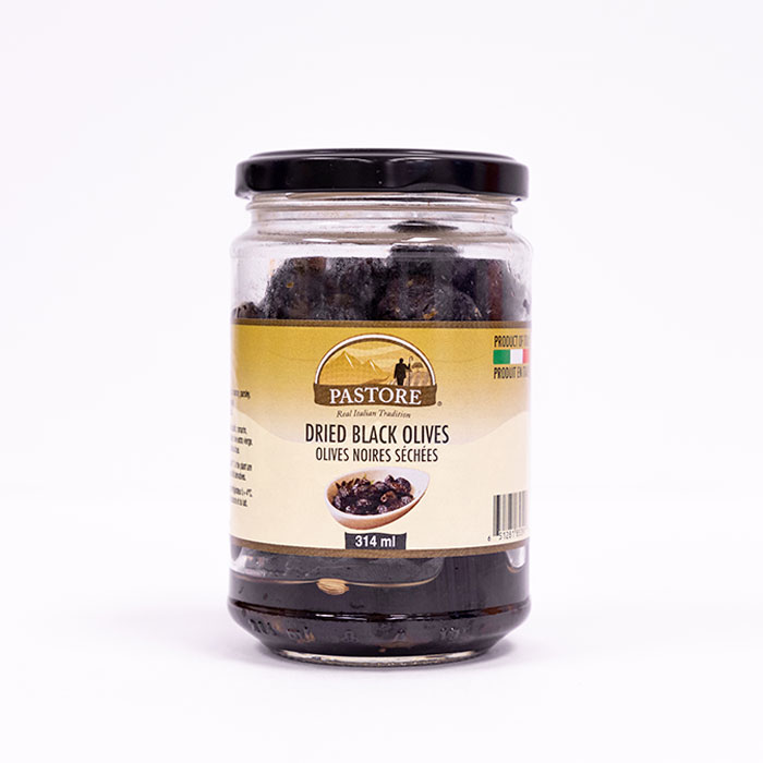Pastore Dried Black Olives Tutto Gourmet Foods Inc.