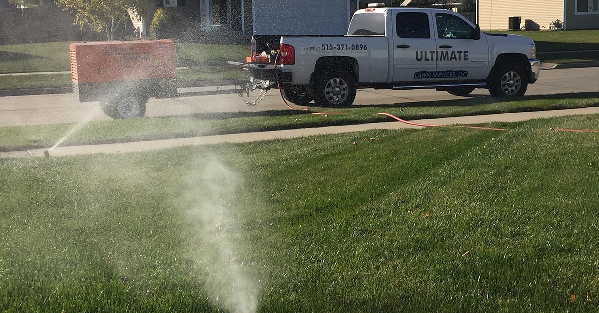 sprinkler blowout service
