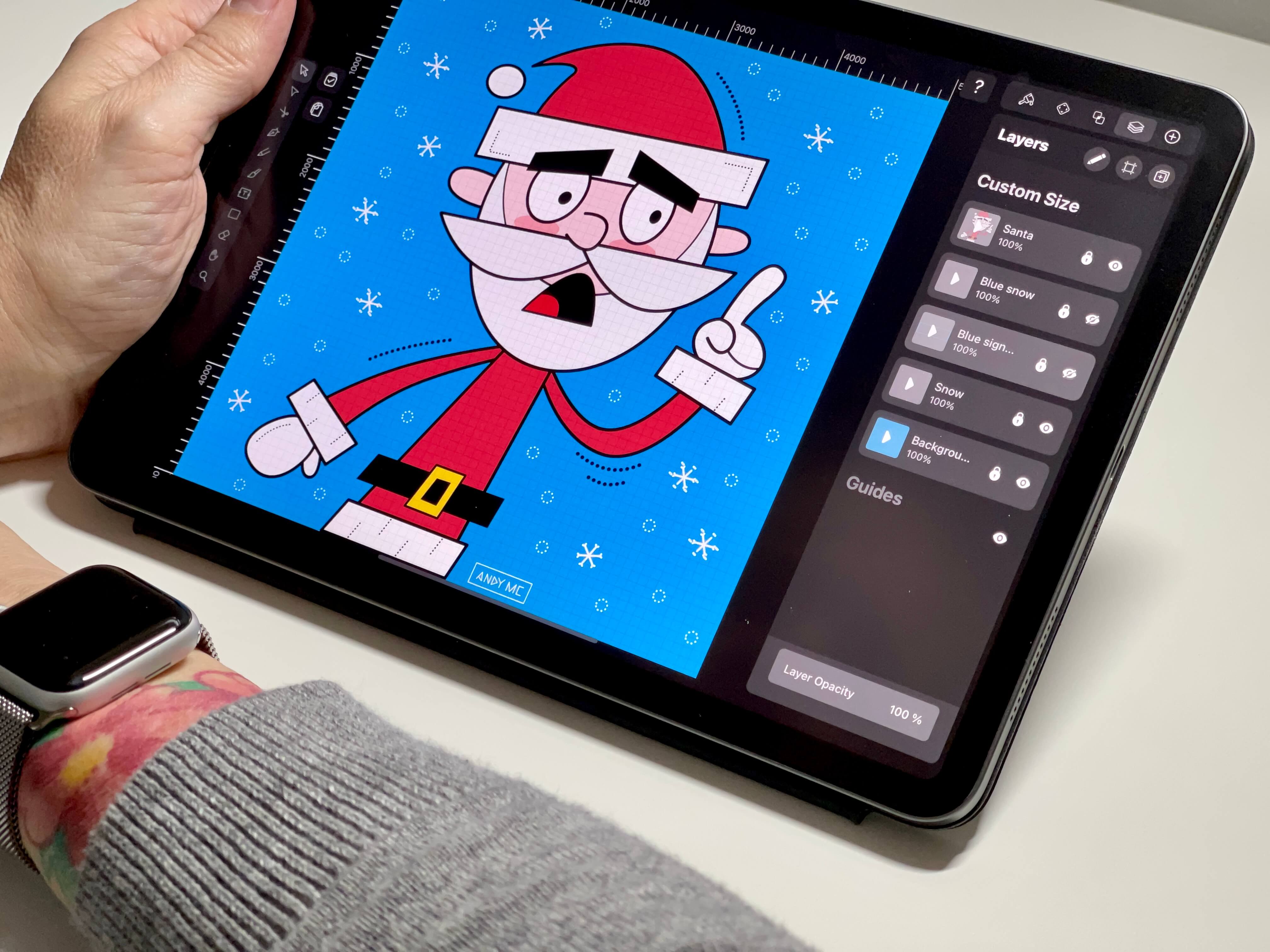 ipad by a full time artist