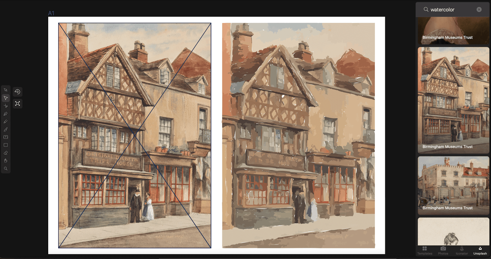 watercolor clipart museums