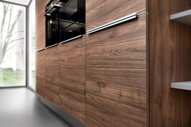 Nolte dark wood Kitchen unit