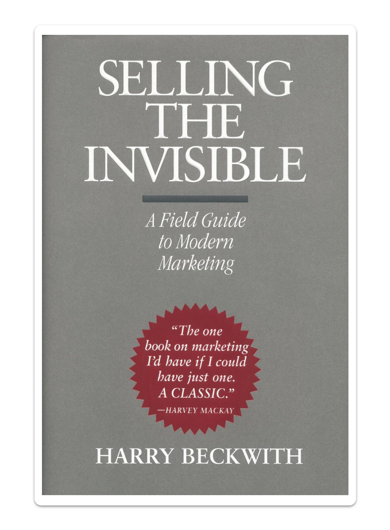Book cover for Selling the Invisible