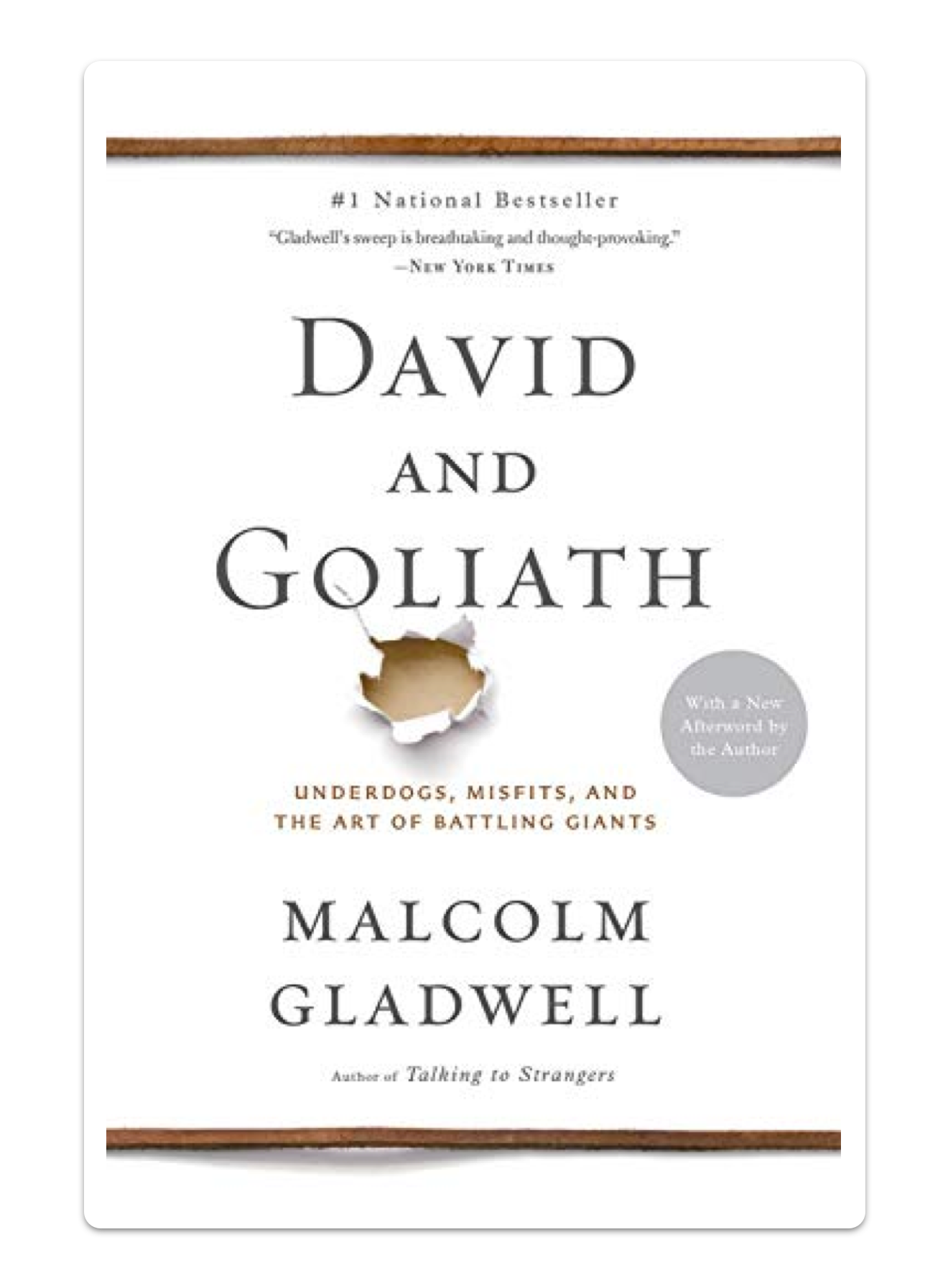 The Cover of David and Goliath