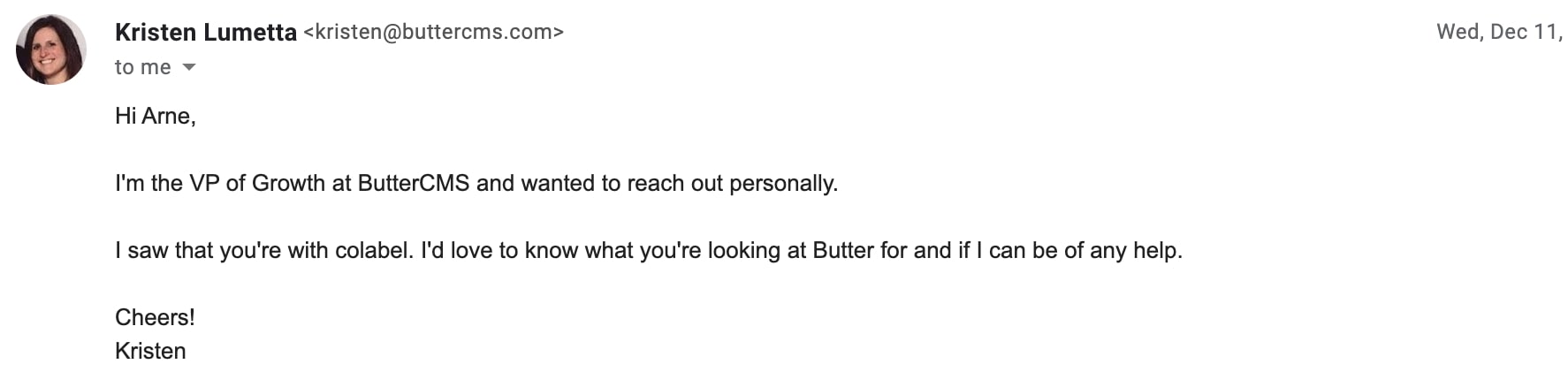 great customer acquisition is always personal