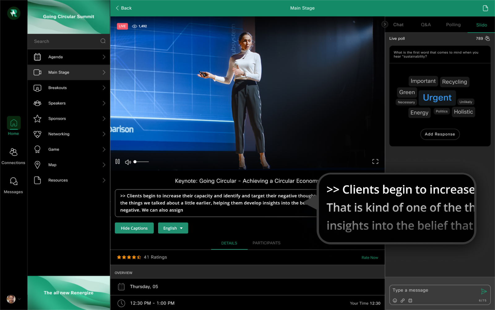 SyncWords’ Captions on Webex Platform