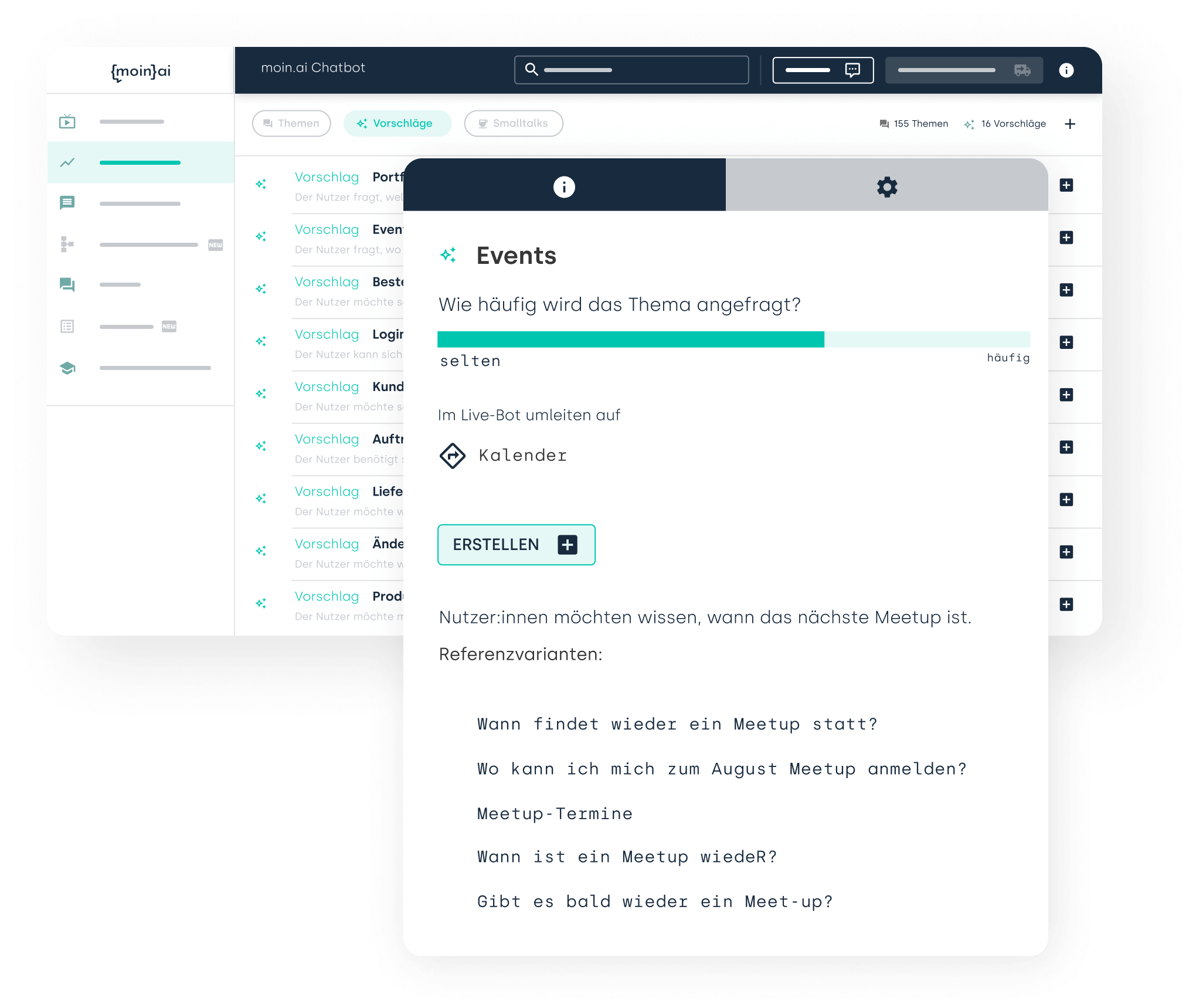 Ein Mockup, dass das Dreaming Feature vorstellt.