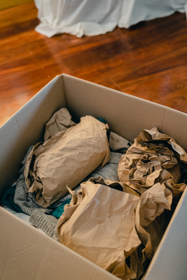 packing fragile items