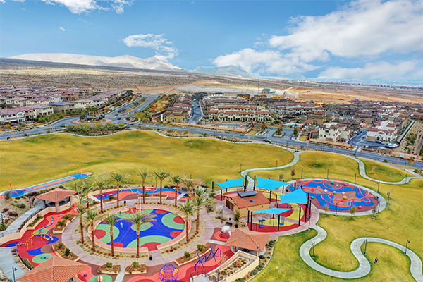 summerlin community aerial shot