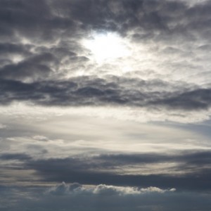 Depression anxieux peur nuages ciel triste