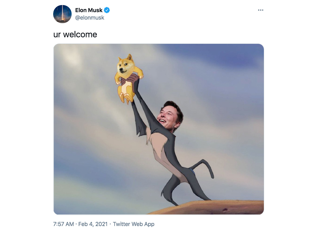Elon Musk's Devotion to the Bitcoin (BTC USD) Cryptocurrency Price Over Time - Bloomberg