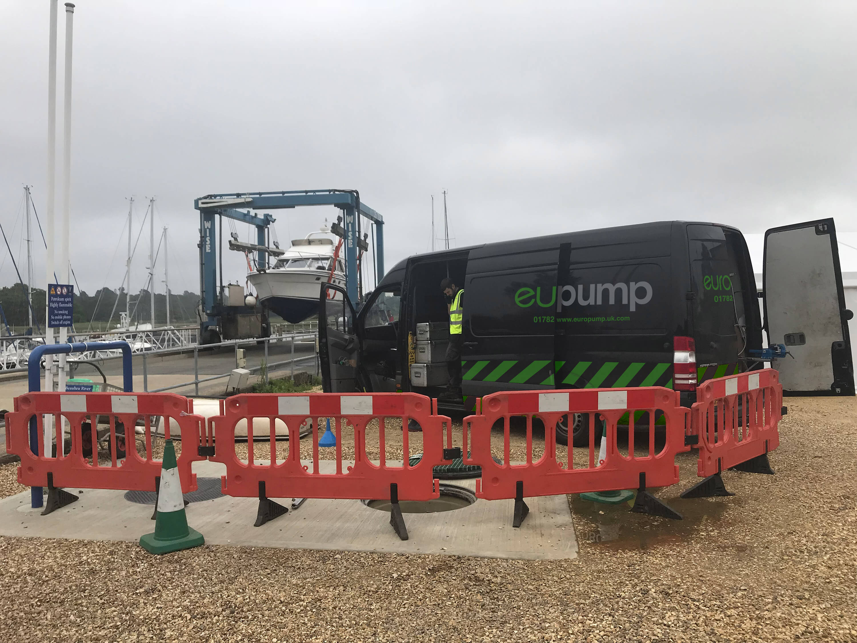 Marina Fuel Islands Marine grade stainless steel pumps