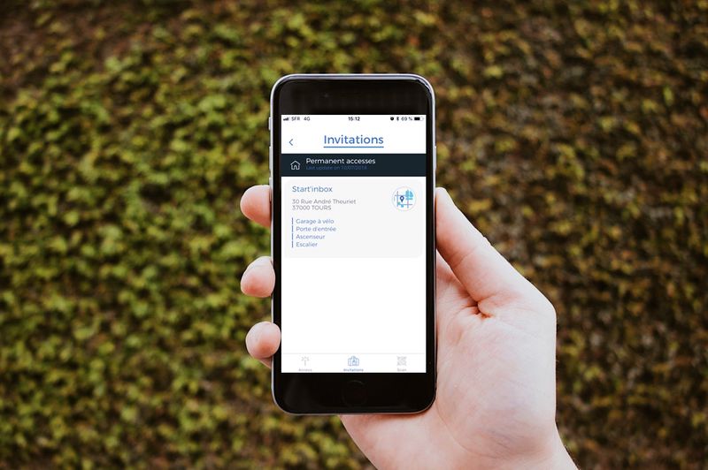 Application Welcomr de gestion des accès à distance