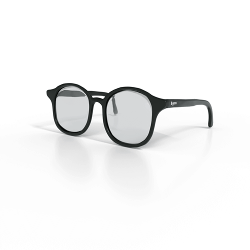 Glasses. Different goggles can make a lasting impact.
