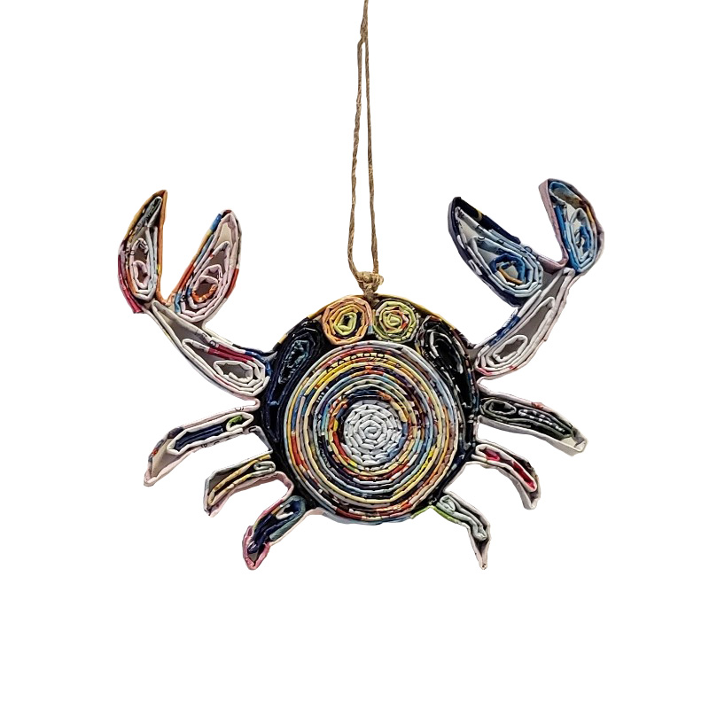 Cartoon Crab Ornament