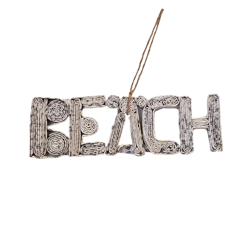 Beach Ornament - White