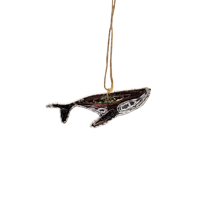 Whale Ornament - Small