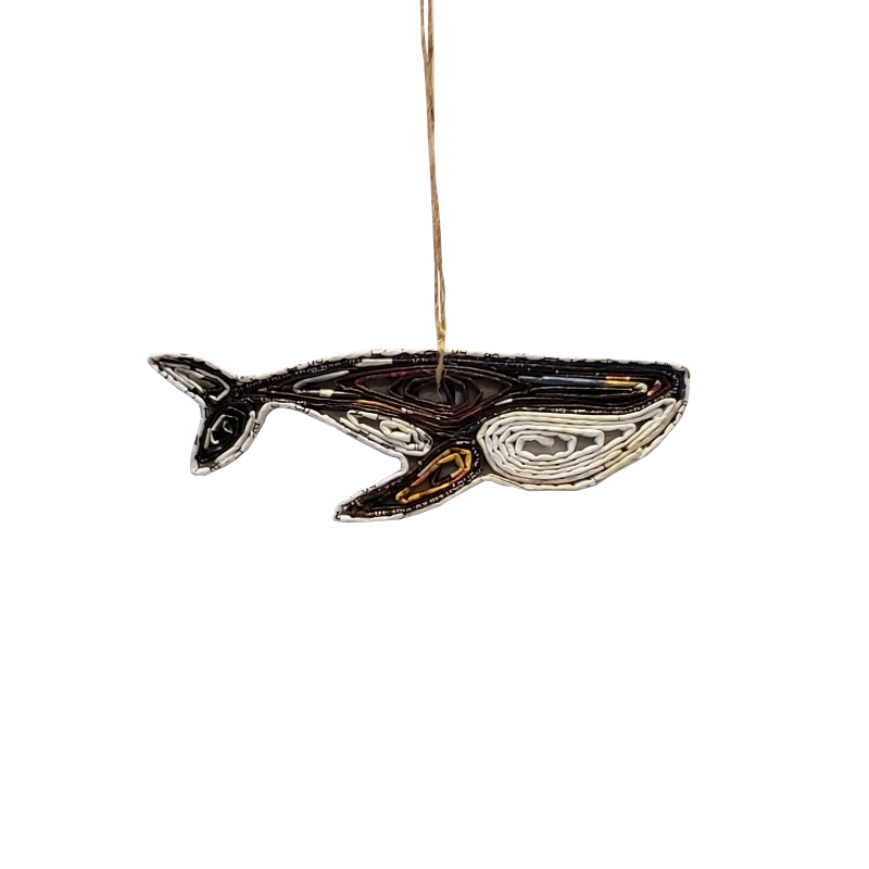 Whale Ornament - Large