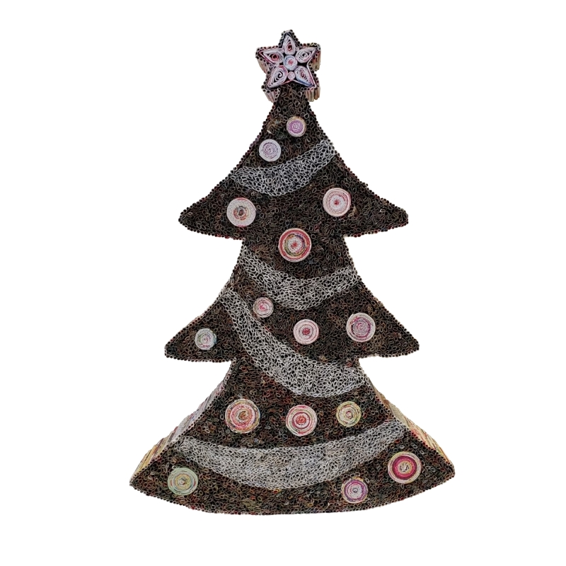 Striped Christmas Tree - Medium