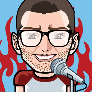 Avatar: Shows a team member in comic style