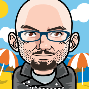 Avatar: Shows a team member in comic style
