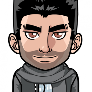 Avatar: Shows a team member in comic style