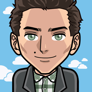 Avatar: Shows a team member in comic style