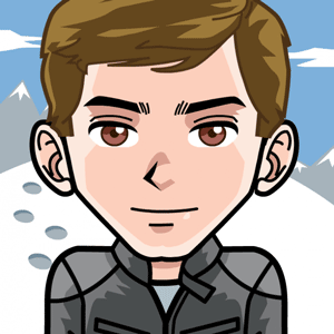 Avatar: Shows a team member in comic style