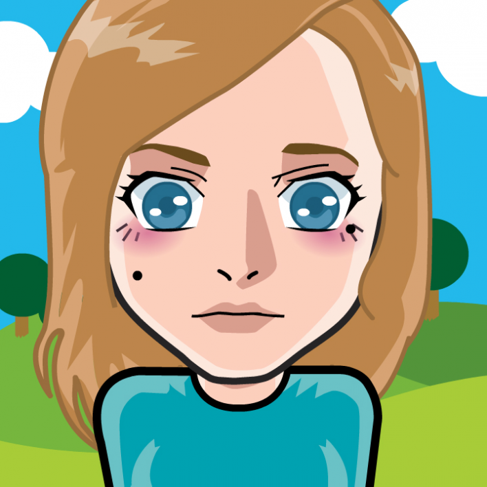 Avatar: Shows a team member in comic style